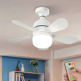 Ventilador de teto com luz LED