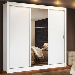 Guarda-roupa casal com espelho