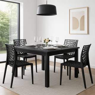 Mesa de jantar industrial 4 lugares